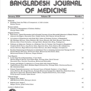 Bangladesh Journal of Medicine Volume-35, Number-1, January 2024