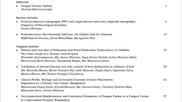 Bangladesh Journal of Medicine Volume-36, Number-1, January 2025